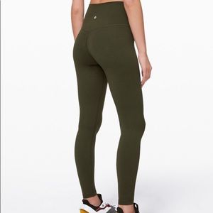 Used Olive green wunder under leggings